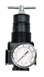 1-4-Inch Mini Air Regulator w-Gauge Die Cast Zinc 25 SCFM