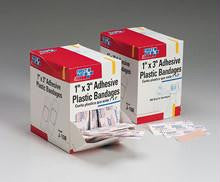 1 in. x3 in. Plastic bandage- 500 per dispenser box